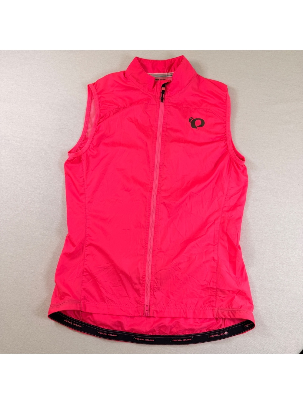 Pearl Izumi Womens XS Neon Pink Mesh Back Cycling Wind Vest